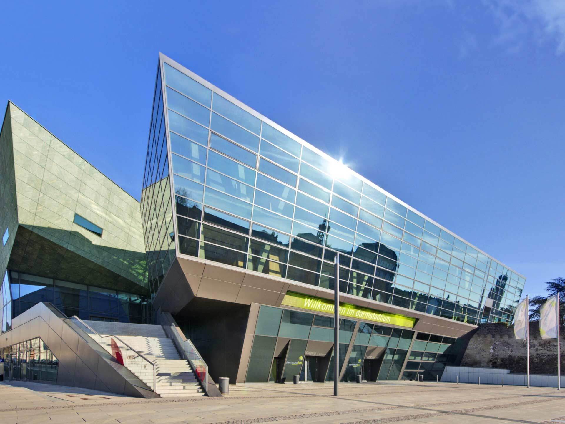 Startseite darmstadtium dstm Westeingang